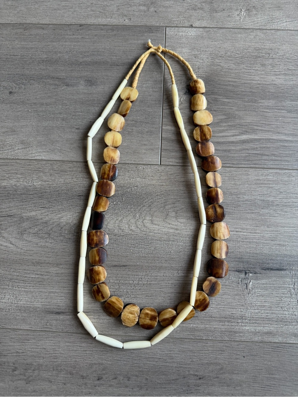Twine & Twig Set of 2 beaded necklaces